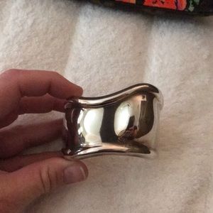 Tiffany & Co Elsa Peretti silver bone cuff